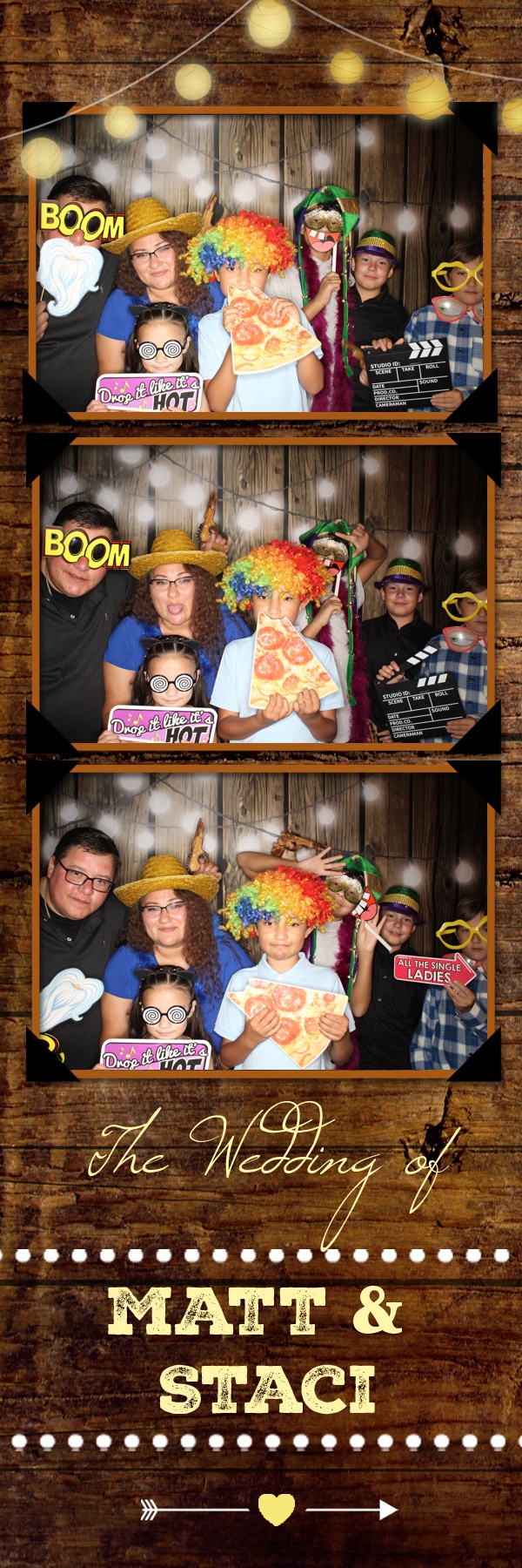 Staci and Matt's Wedding | View more photos from the event at gallery.photoboothbillings.com/u/PhotoBoothBillings/Staci-and-Matts-Wedding