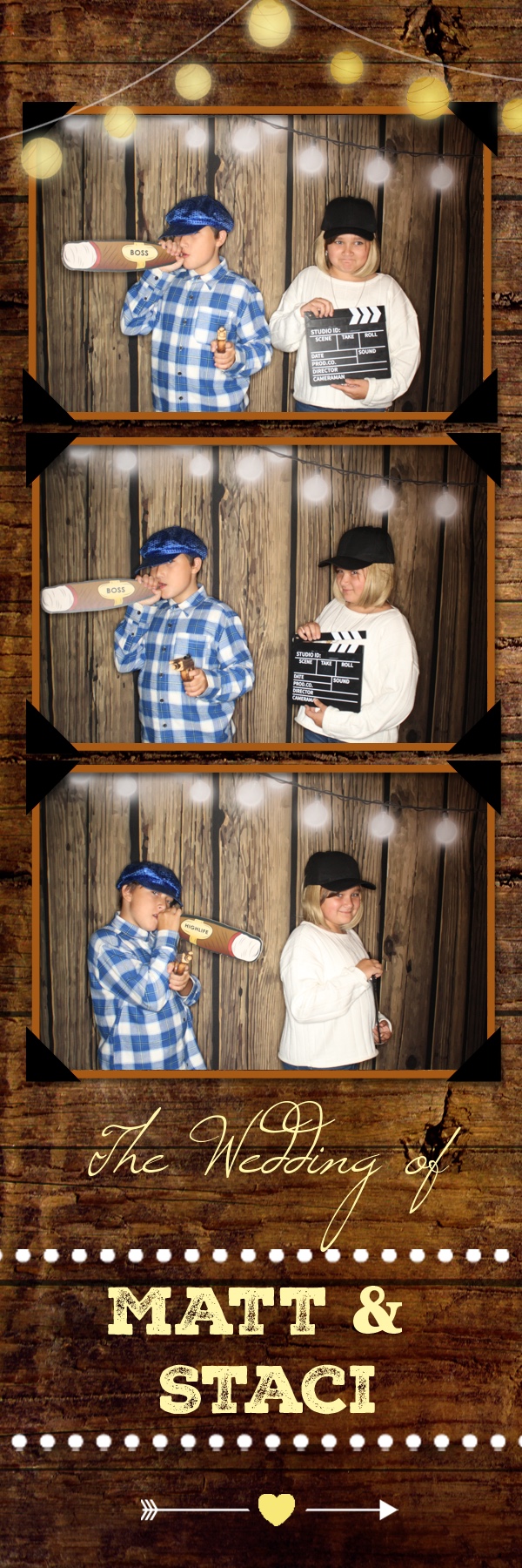 Staci and Matt's Wedding | View more photos from the event at gallery.photoboothbillings.com/u/PhotoBoothBillings/Staci-and-Matts-Wedding