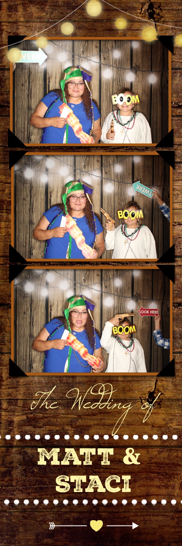 Staci and Matt's Wedding | View more photos from the event at gallery.photoboothbillings.com/u/PhotoBoothBillings/Staci-and-Matts-Wedding