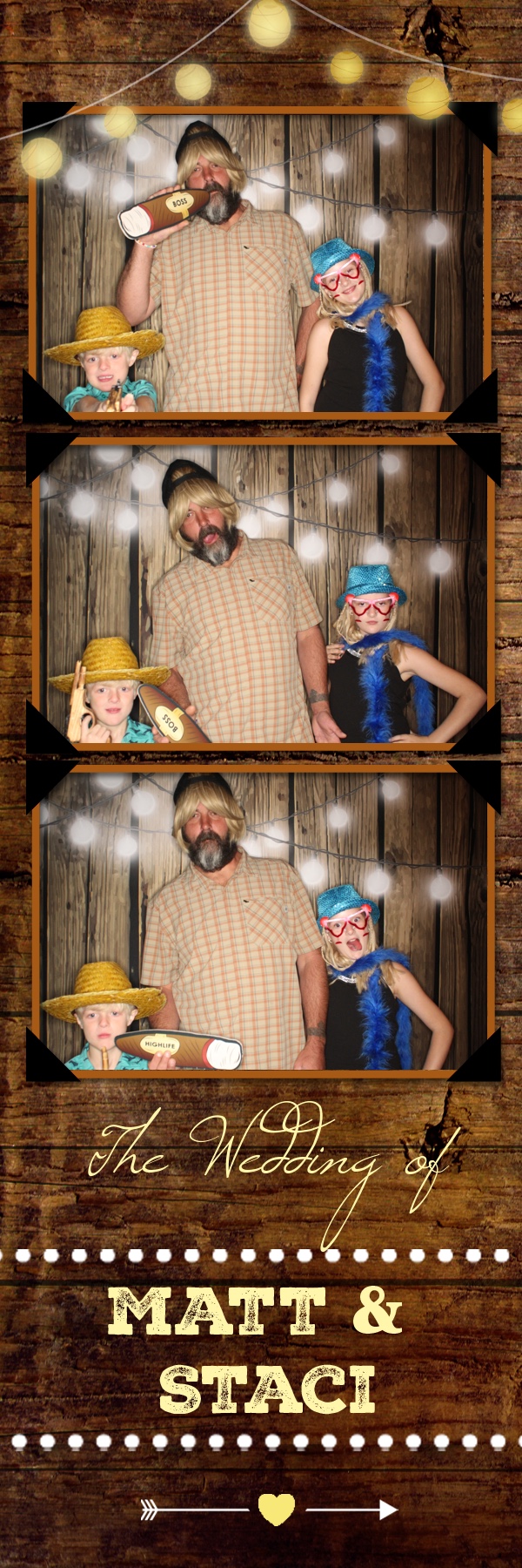 Staci and Matt's Wedding | View more photos from the event at gallery.photoboothbillings.com/u/PhotoBoothBillings/Staci-and-Matts-Wedding