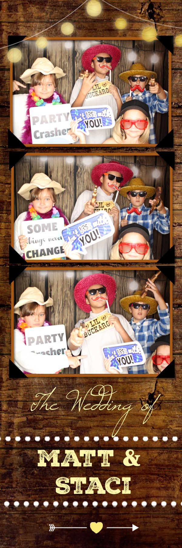 Staci and Matt's Wedding | View more photos from the event at gallery.photoboothbillings.com/u/PhotoBoothBillings/Staci-and-Matts-Wedding