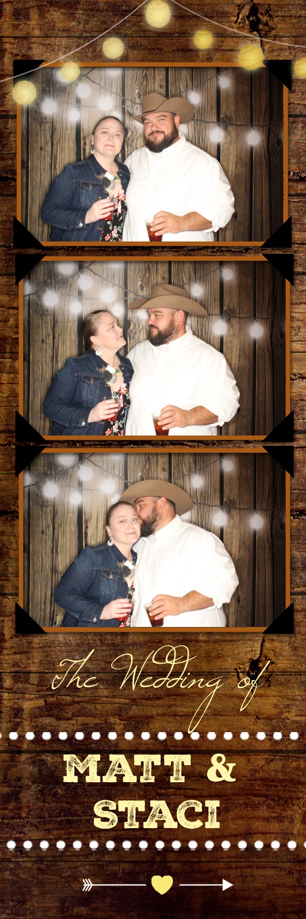 Staci and Matt's Wedding | View more photos from the event at gallery.photoboothbillings.com/u/PhotoBoothBillings/Staci-and-Matts-Wedding