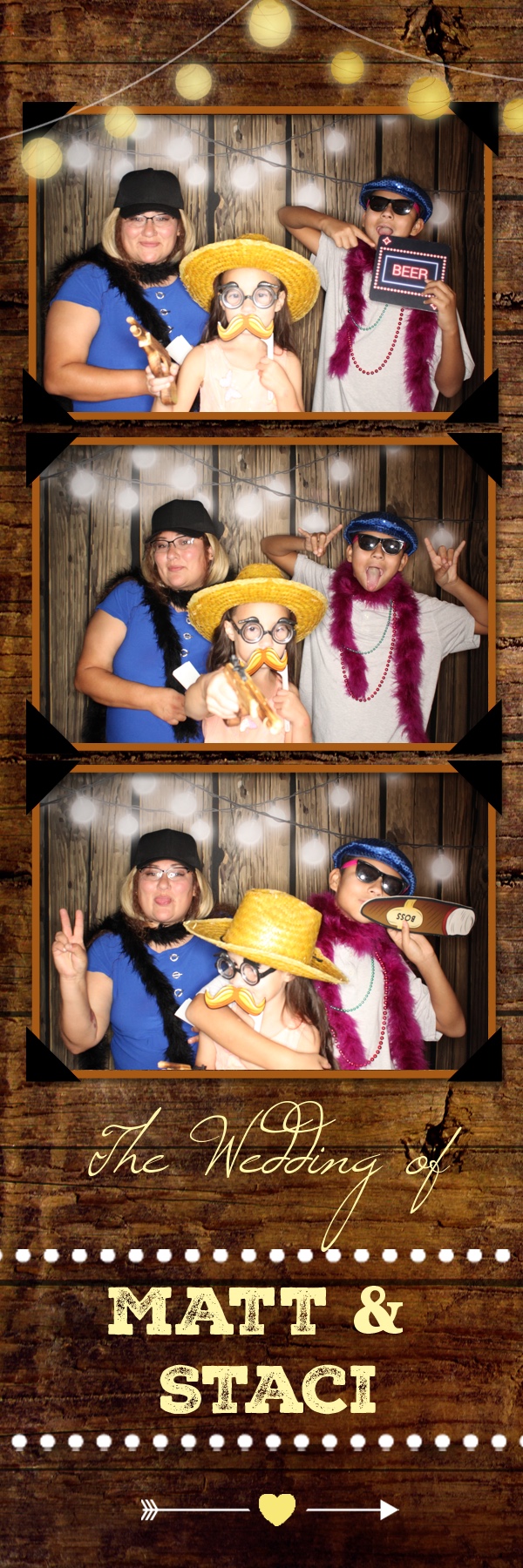 Staci and Matt's Wedding | View more photos from the event at gallery.photoboothbillings.com/u/PhotoBoothBillings/Staci-and-Matts-Wedding