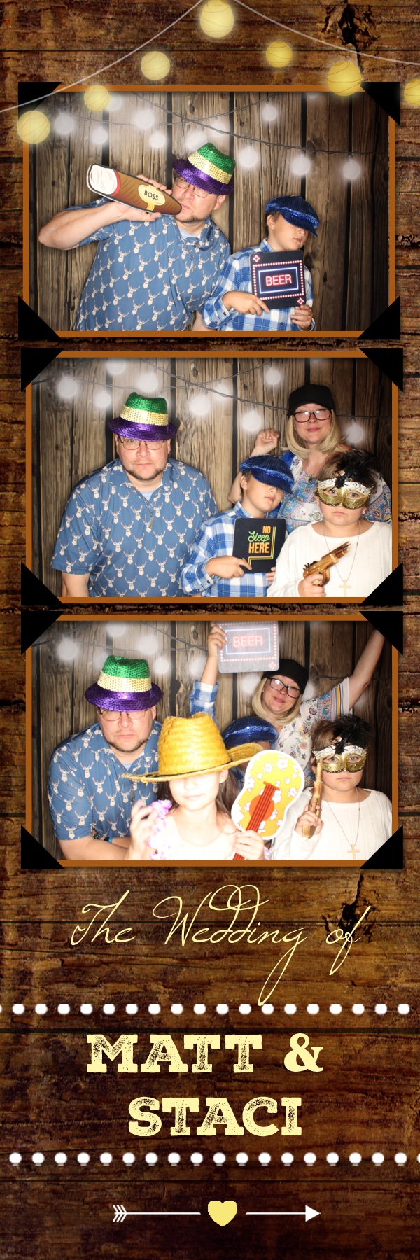 Staci and Matt's Wedding | View more photos from the event at gallery.photoboothbillings.com/u/PhotoBoothBillings/Staci-and-Matts-Wedding