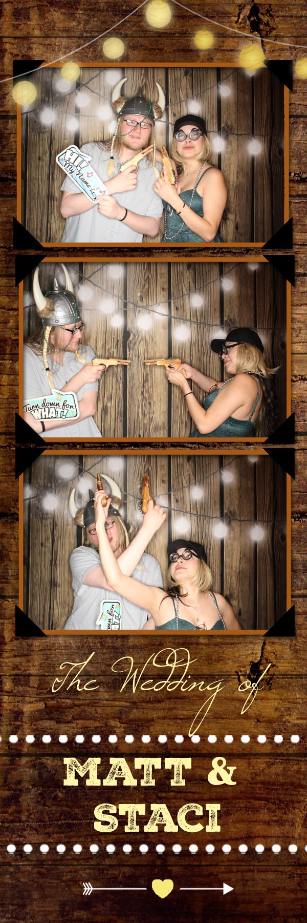 Staci and Matt's Wedding | View more photos from the event at gallery.photoboothbillings.com/u/PhotoBoothBillings/Staci-and-Matts-Wedding