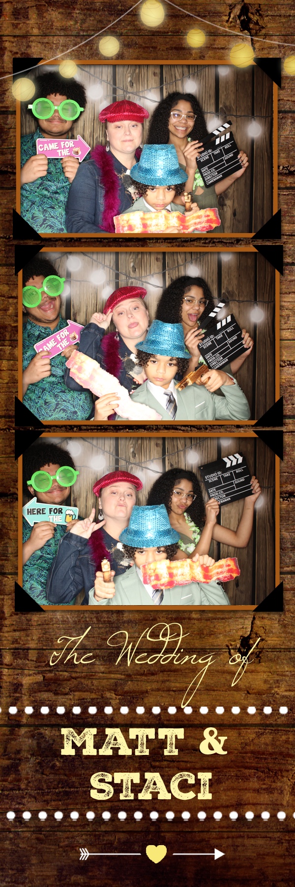 Staci and Matt's Wedding | View more photos from the event at gallery.photoboothbillings.com/u/PhotoBoothBillings/Staci-and-Matts-Wedding