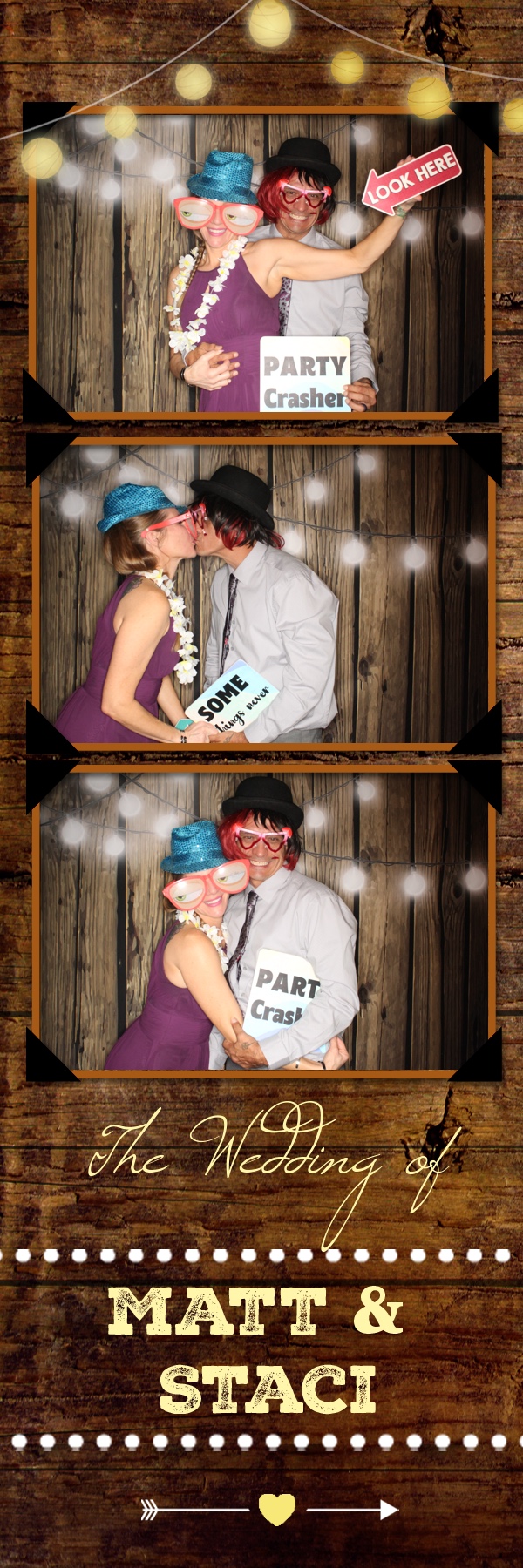 Staci and Matt's Wedding | View more photos from the event at gallery.photoboothbillings.com/u/PhotoBoothBillings/Staci-and-Matts-Wedding