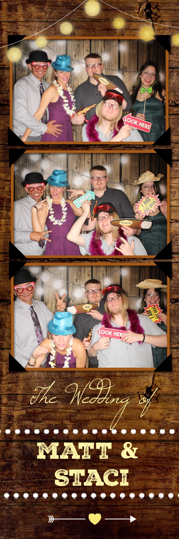 Staci and Matt's Wedding | View more photos from the event at gallery.photoboothbillings.com/u/PhotoBoothBillings/Staci-and-Matts-Wedding