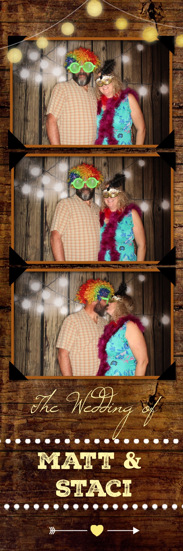 Staci and Matt's Wedding | View more photos from the event at gallery.photoboothbillings.com/u/PhotoBoothBillings/Staci-and-Matts-Wedding