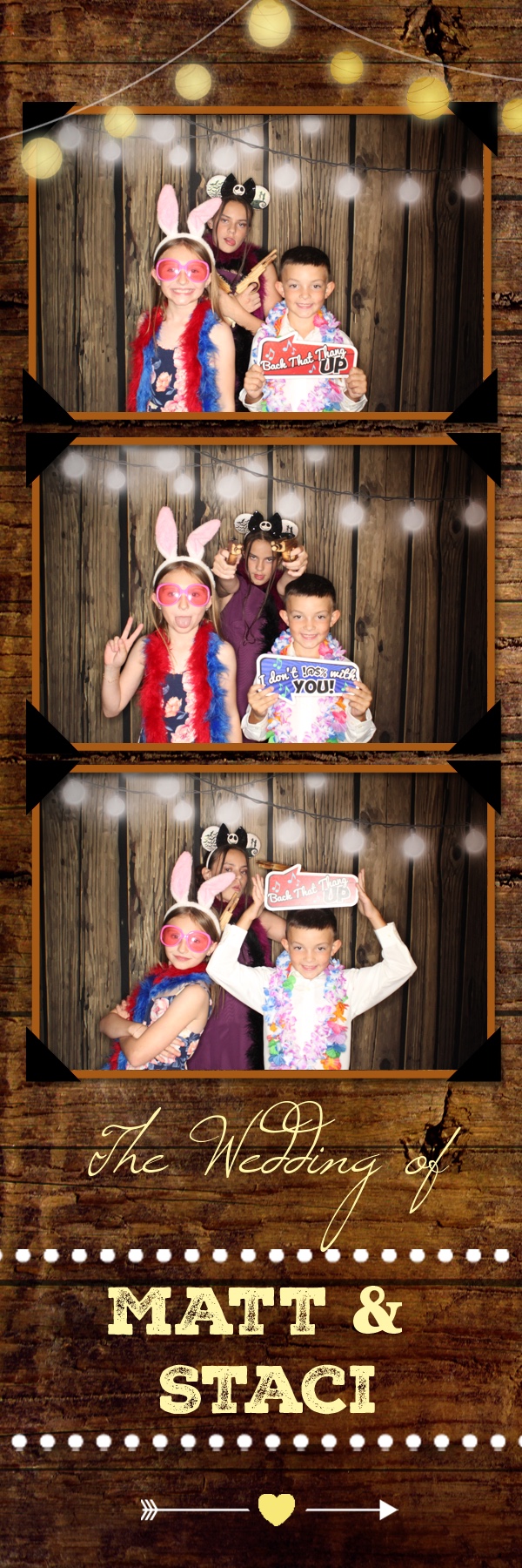 Staci and Matt's Wedding | View more photos from the event at gallery.photoboothbillings.com/u/PhotoBoothBillings/Staci-and-Matts-Wedding