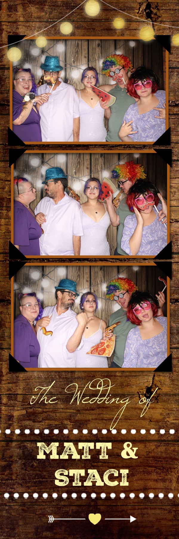 Staci and Matt's Wedding | View more photos from the event at gallery.photoboothbillings.com/u/PhotoBoothBillings/Staci-and-Matts-Wedding