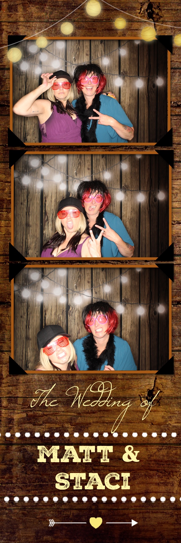 Staci and Matt's Wedding | View more photos from the event at gallery.photoboothbillings.com/u/PhotoBoothBillings/Staci-and-Matts-Wedding