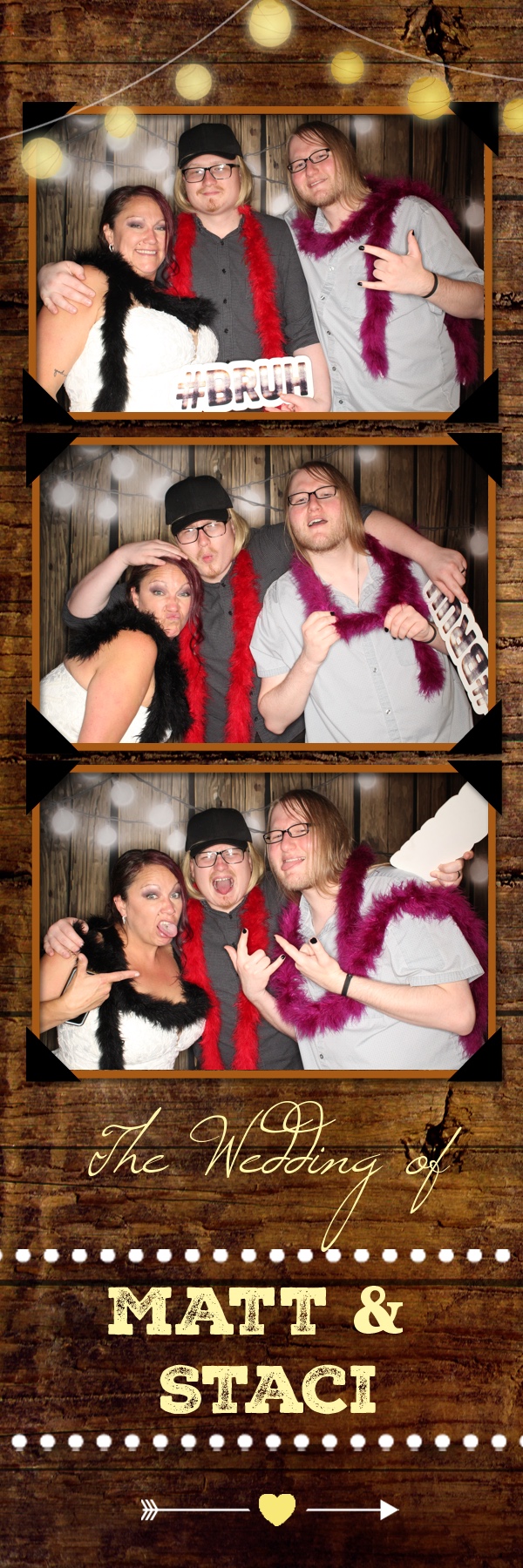 Staci and Matt's Wedding | View more photos from the event at gallery.photoboothbillings.com/u/PhotoBoothBillings/Staci-and-Matts-Wedding