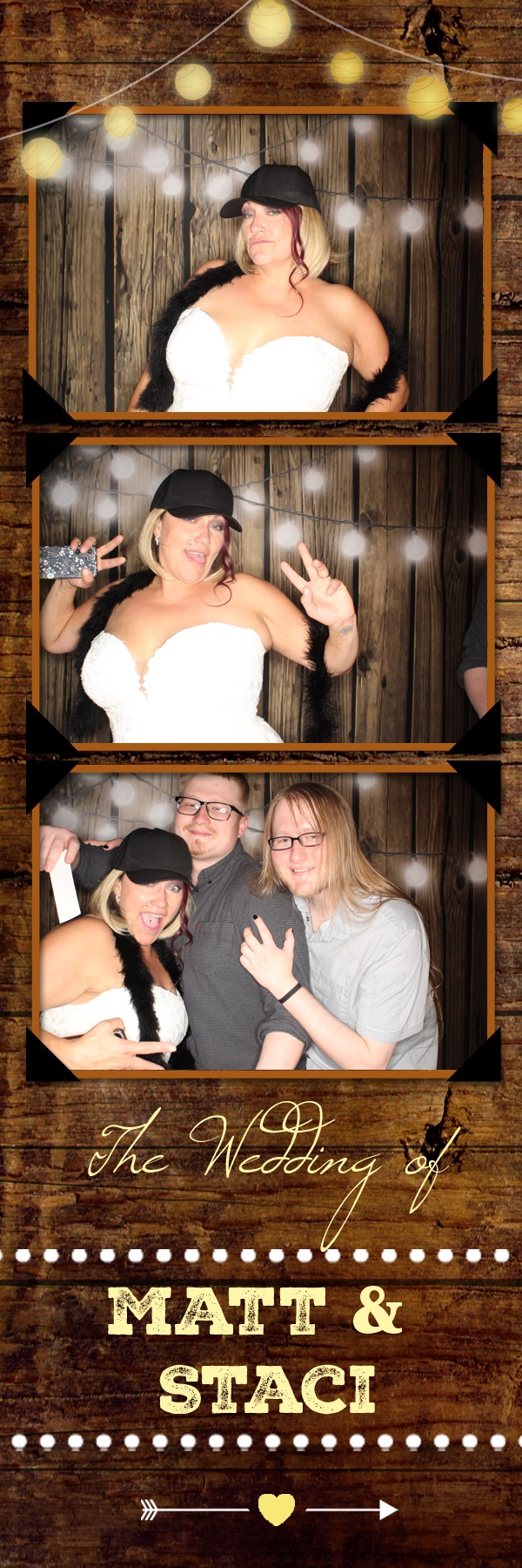 Staci and Matt's Wedding | View more photos from the event at gallery.photoboothbillings.com/u/PhotoBoothBillings/Staci-and-Matts-Wedding