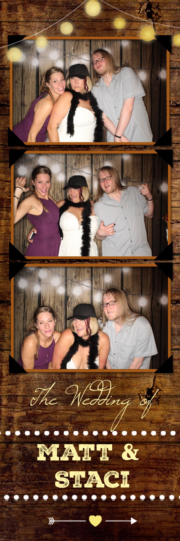Staci and Matt's Wedding | View more photos from the event at gallery.photoboothbillings.com/u/PhotoBoothBillings/Staci-and-Matts-Wedding
