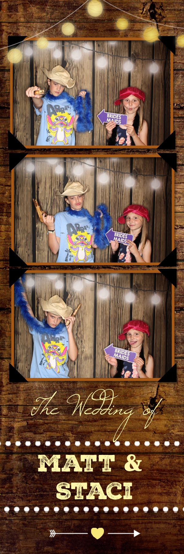 Staci and Matt's Wedding | View more photos from the event at gallery.photoboothbillings.com/u/PhotoBoothBillings/Staci-and-Matts-Wedding