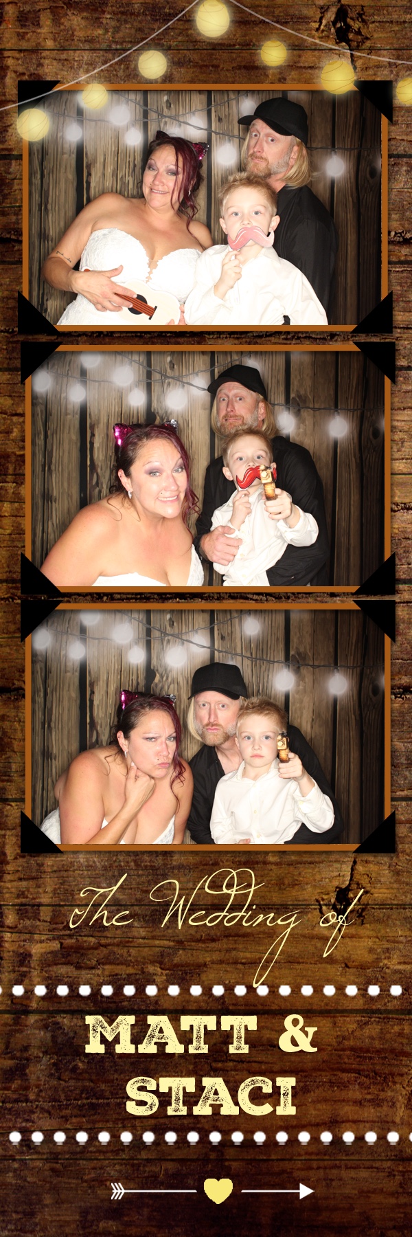 Staci and Matt's Wedding | View more photos from the event at gallery.photoboothbillings.com/u/PhotoBoothBillings/Staci-and-Matts-Wedding