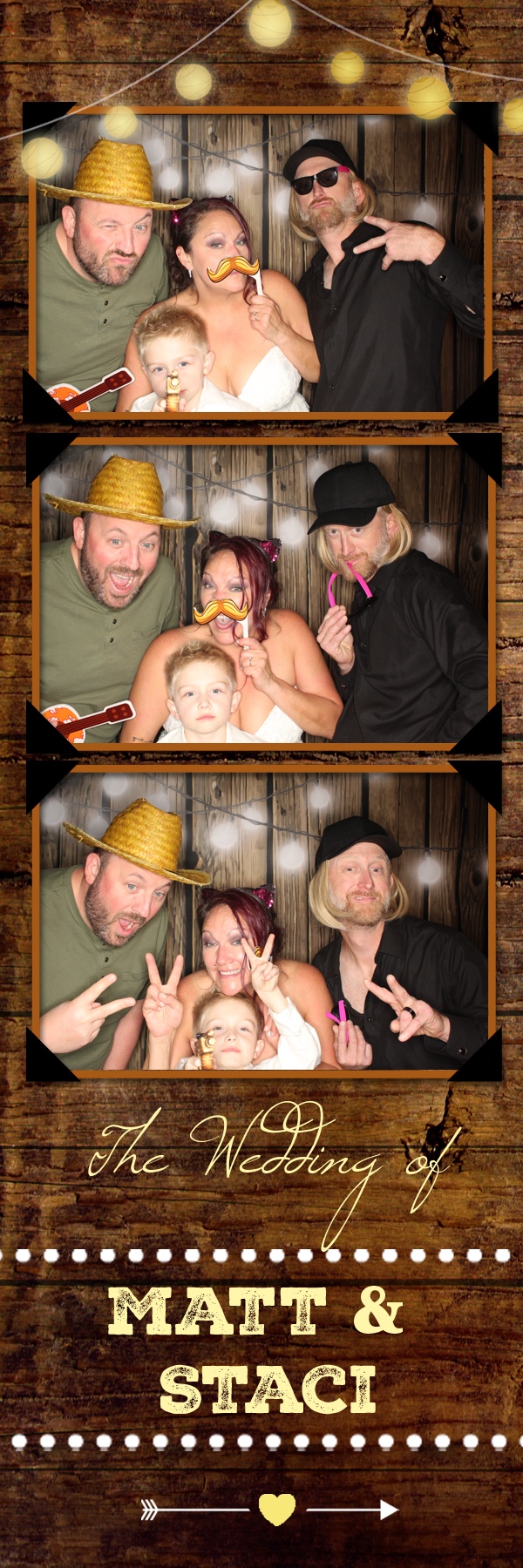 Staci and Matt's Wedding | View more photos from the event at gallery.photoboothbillings.com/u/PhotoBoothBillings/Staci-and-Matts-Wedding