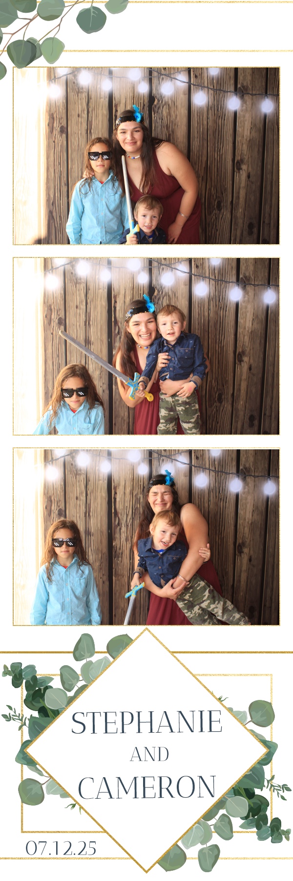 Stephanie and Cameron | View more photos from the event at gallery.photoboothbillings.com/u/PhotoBoothBillings/Stephanie-and-Cameron