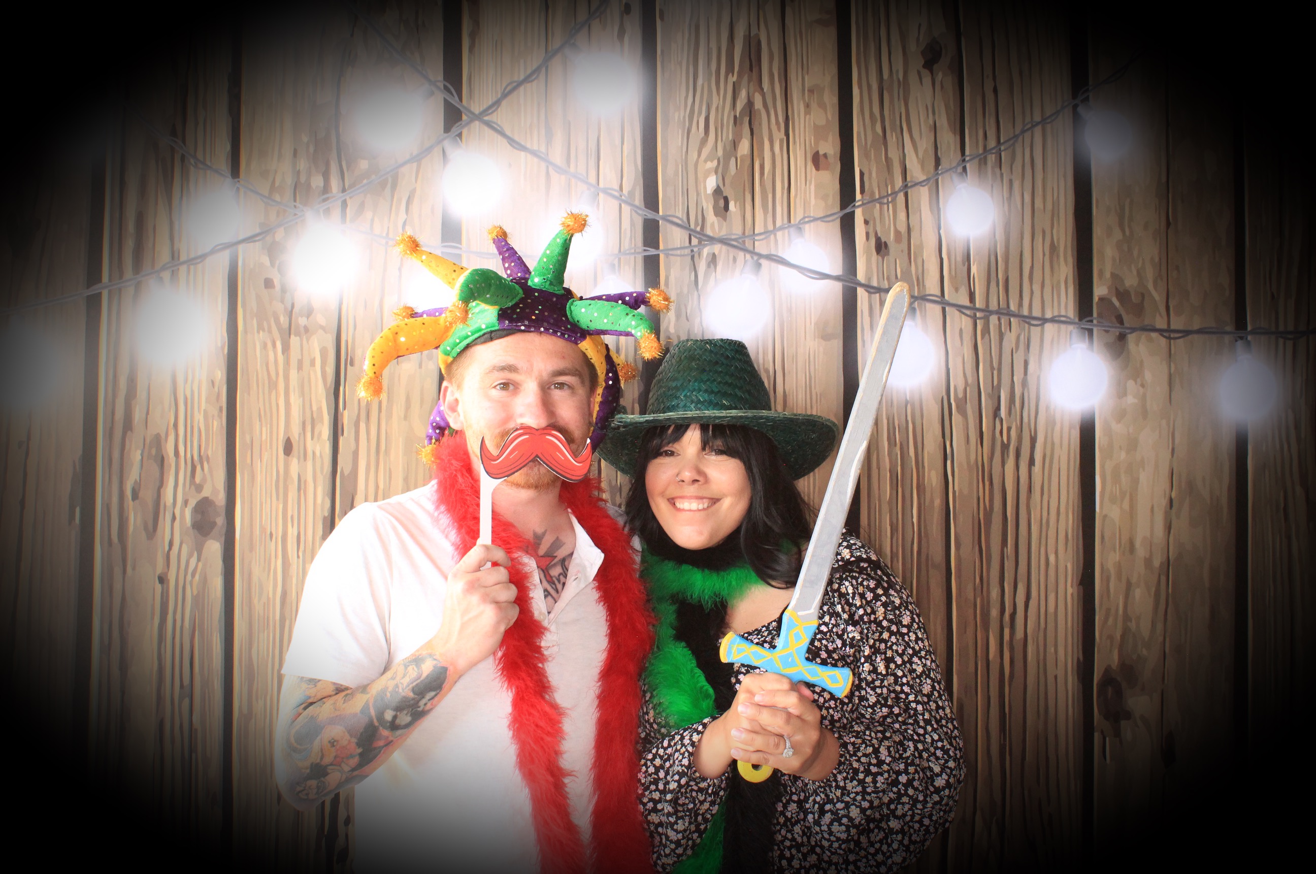 Stephanie and Cameron | View more photos from the event at gallery.photoboothbillings.com/u/PhotoBoothBillings/Stephanie-and-Cameron