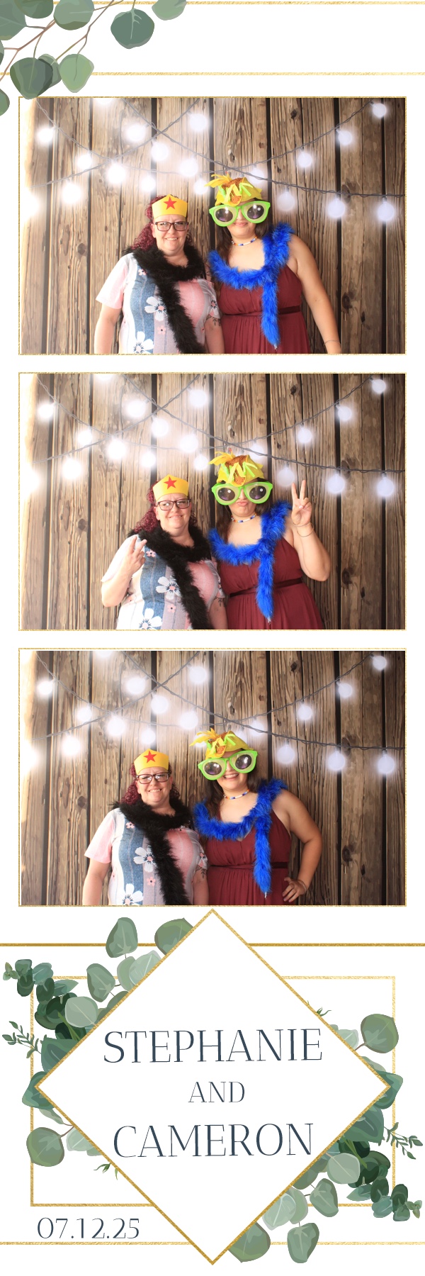 Stephanie and Cameron | View more photos from the event at gallery.photoboothbillings.com/u/PhotoBoothBillings/Stephanie-and-Cameron
