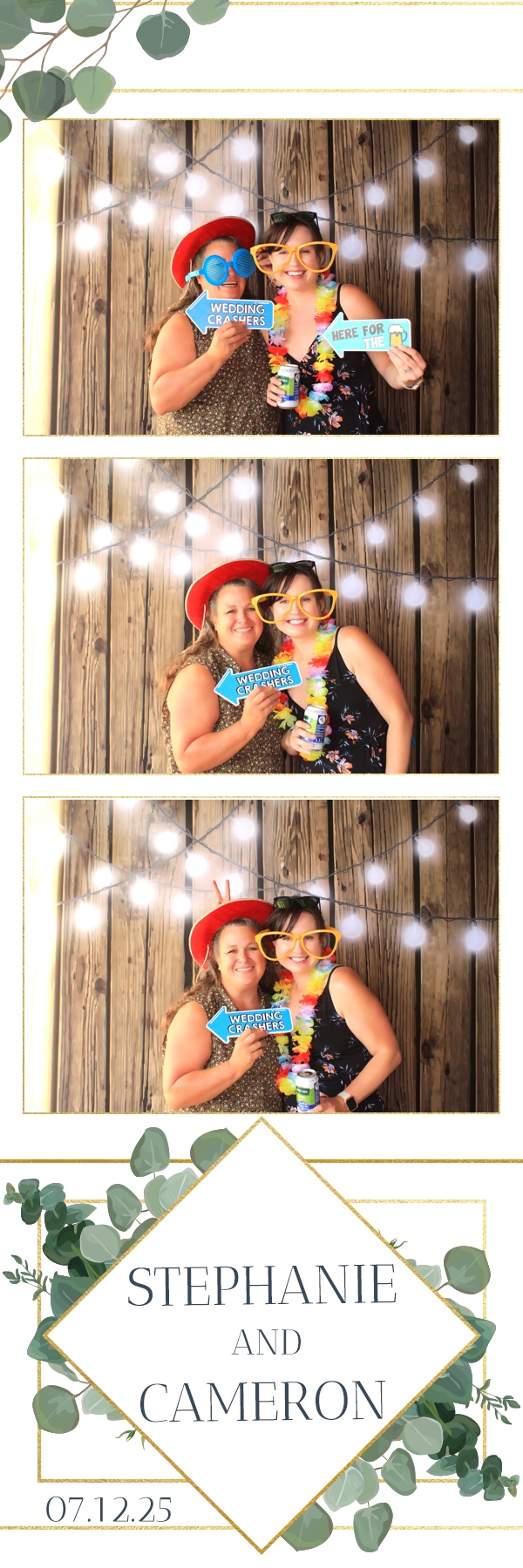 Stephanie and Cameron | View more photos from the event at gallery.photoboothbillings.com/u/PhotoBoothBillings/Stephanie-and-Cameron