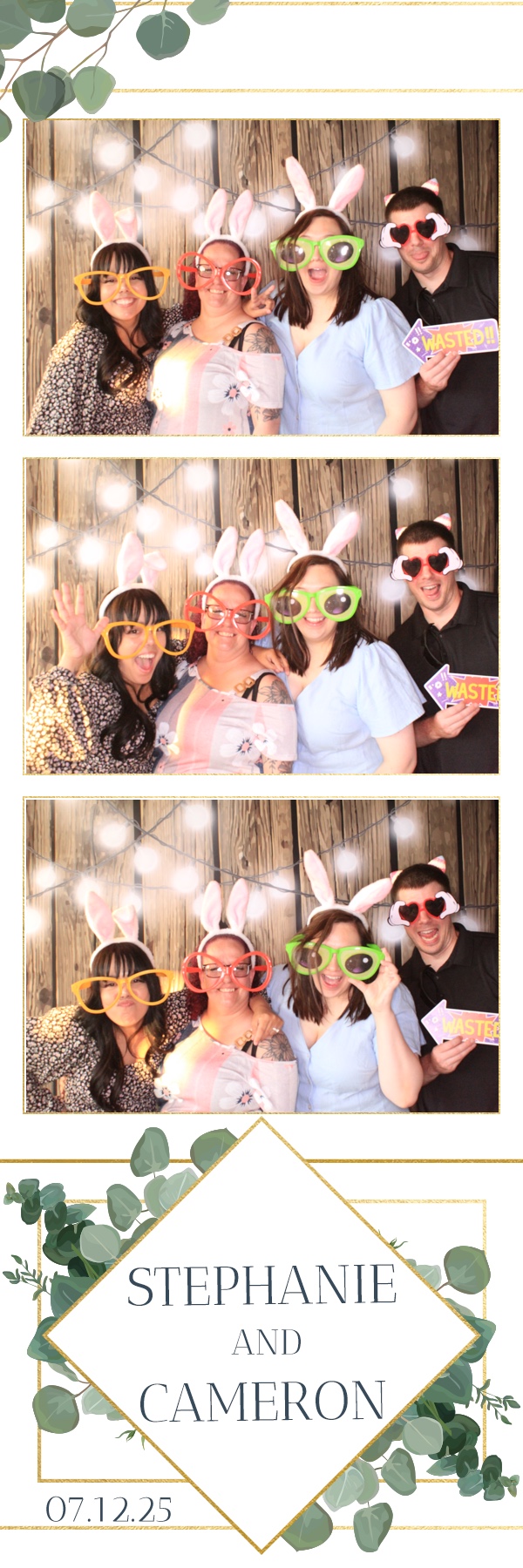 Stephanie and Cameron | View more photos from the event at gallery.photoboothbillings.com/u/PhotoBoothBillings/Stephanie-and-Cameron