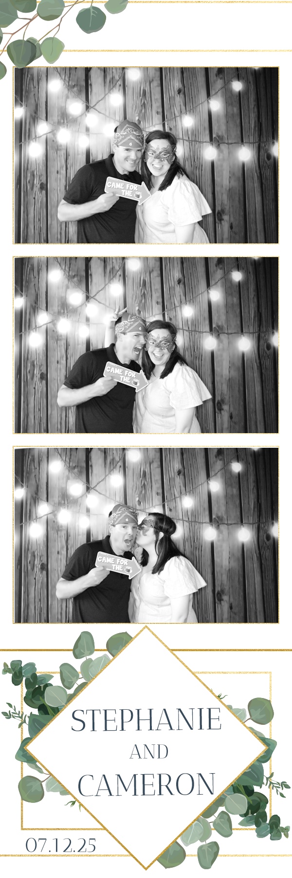 Stephanie and Cameron | View more photos from the event at gallery.photoboothbillings.com/u/PhotoBoothBillings/Stephanie-and-Cameron