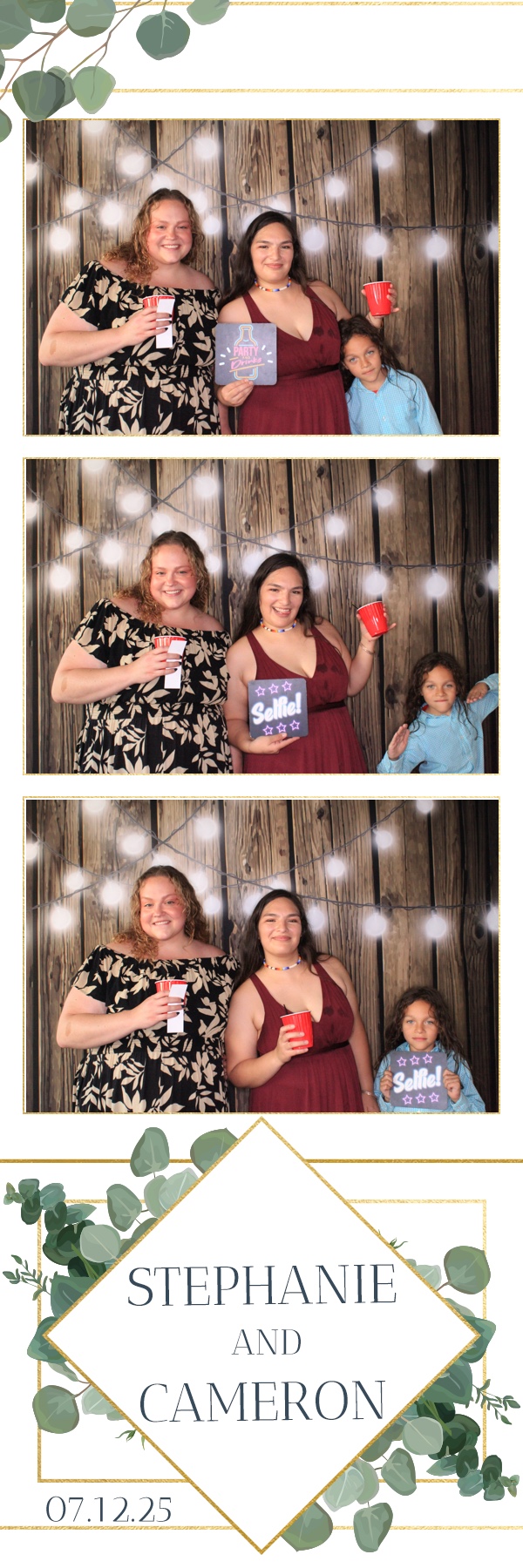 Stephanie and Cameron | View more photos from the event at gallery.photoboothbillings.com/u/PhotoBoothBillings/Stephanie-and-Cameron