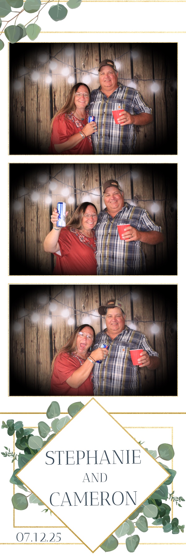 Stephanie and Cameron | View more photos from the event at gallery.photoboothbillings.com/u/PhotoBoothBillings/Stephanie-and-Cameron