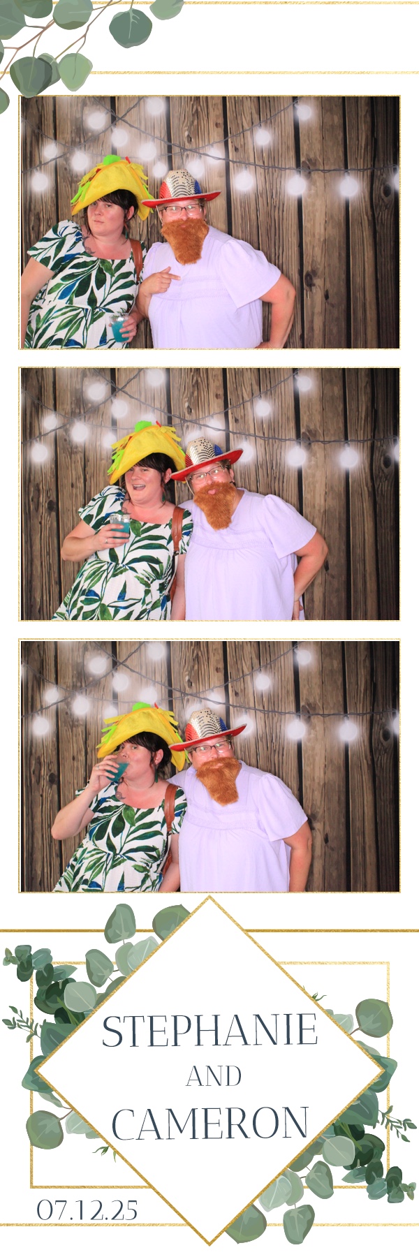 Stephanie and Cameron | View more photos from the event at gallery.photoboothbillings.com/u/PhotoBoothBillings/Stephanie-and-Cameron
