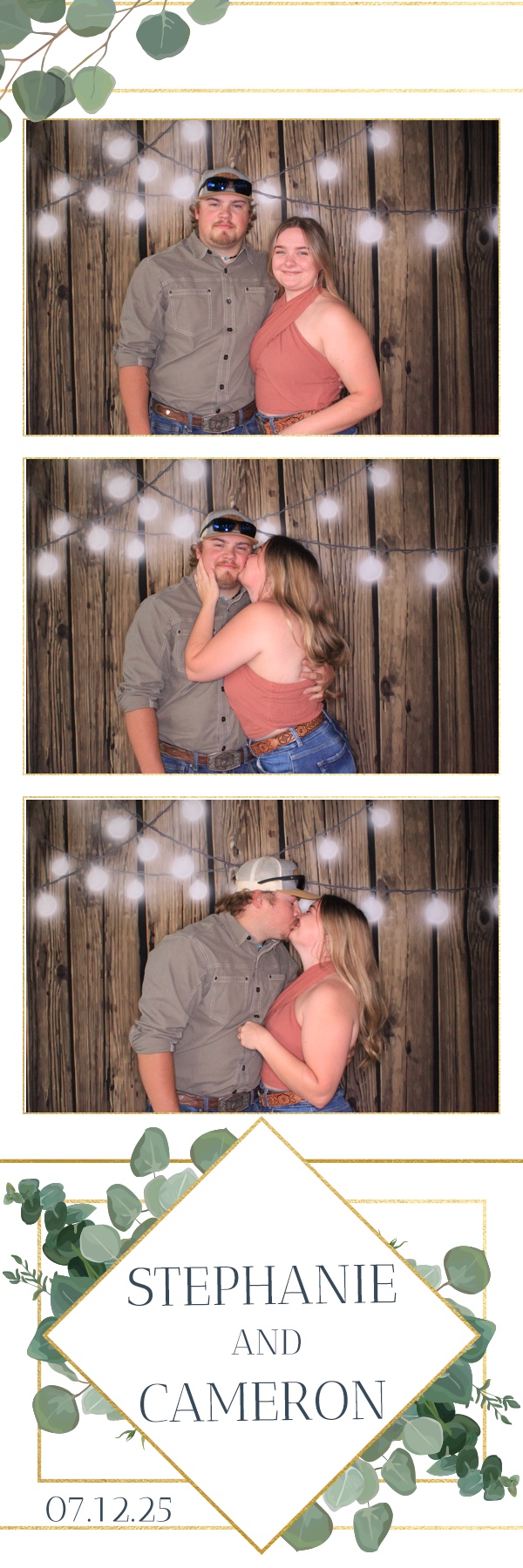 Stephanie and Cameron | View more photos from the event at gallery.photoboothbillings.com/u/PhotoBoothBillings/Stephanie-and-Cameron