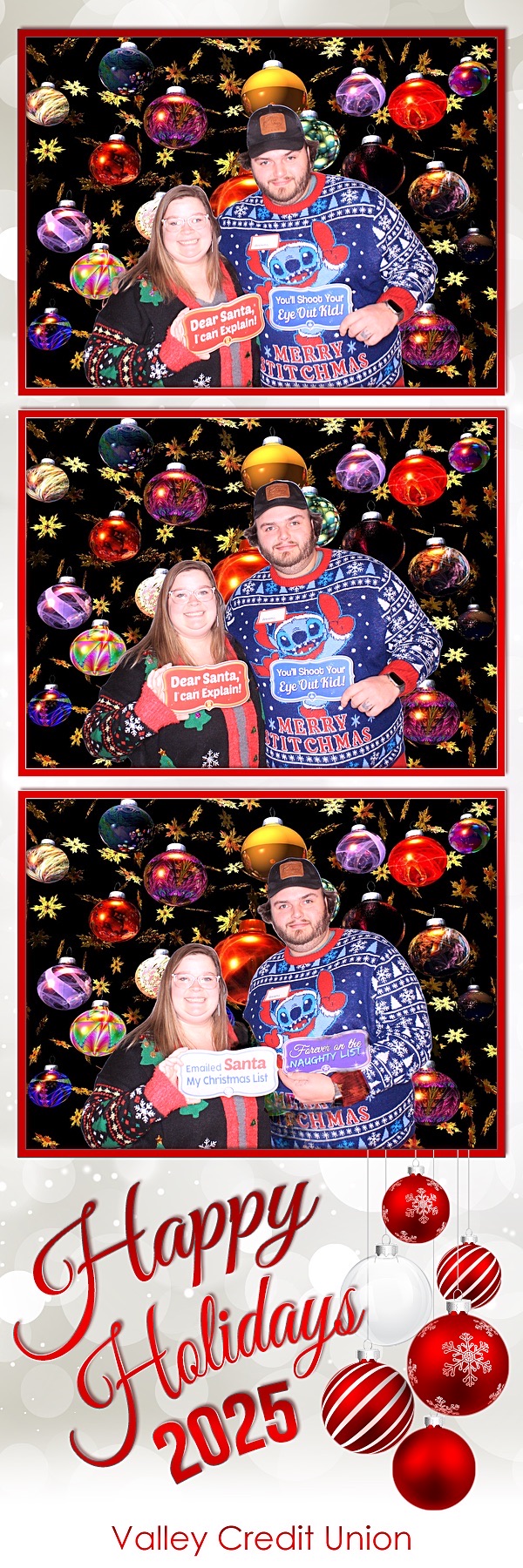 Valley Credit Union Holiday Party | View more photos from the event at gallery.photoboothbillings.com/u/PhotoBoothBillings/Valley-Credit-Union-Holiday-Party