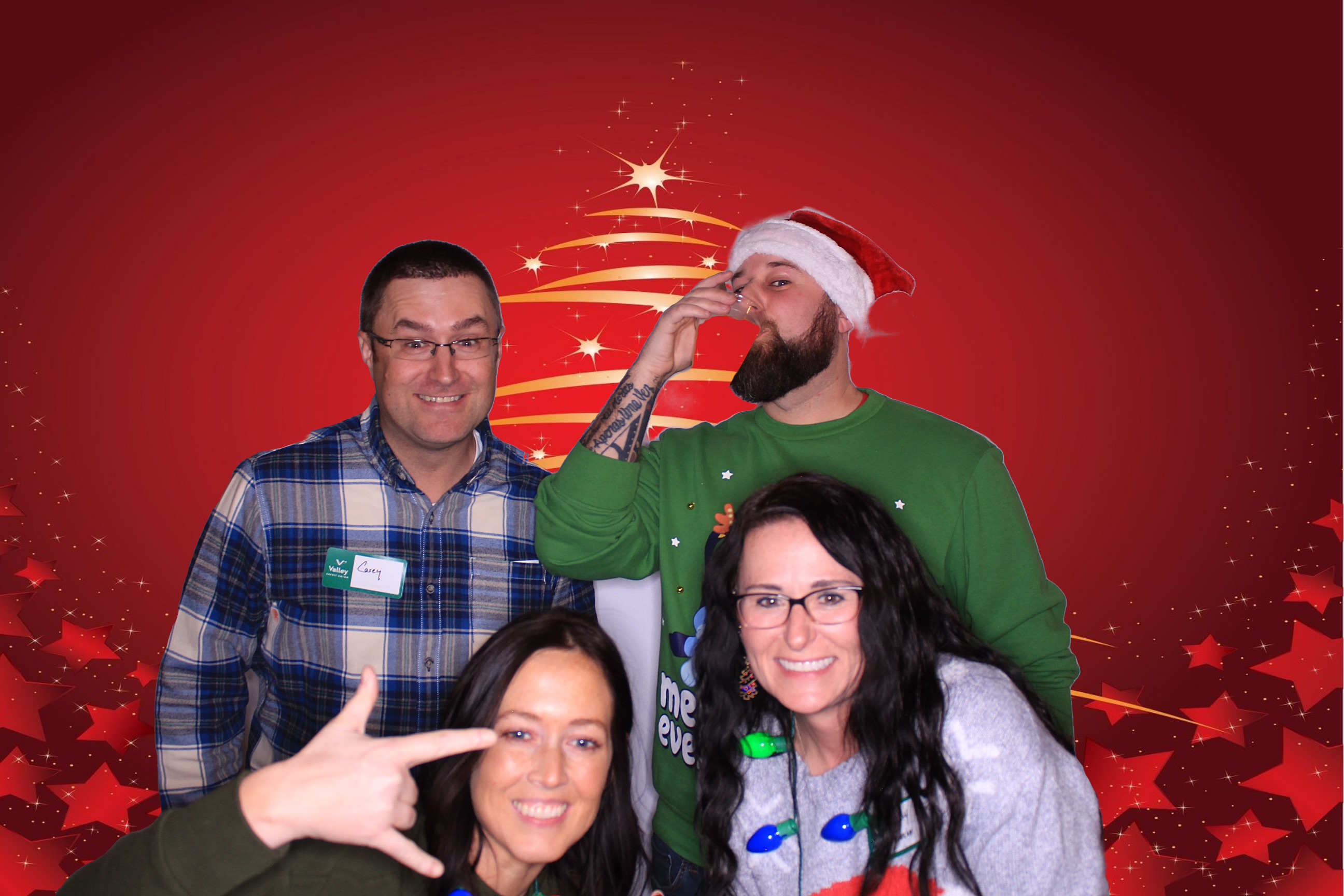 Valley Credit Union Holiday Party | View more photos from the event at gallery.photoboothbillings.com/u/PhotoBoothBillings/Valley-Credit-Union-Holiday-Party