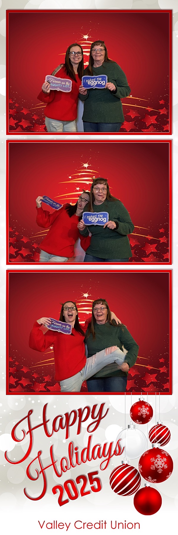 Valley Credit Union Holiday Party | View more photos from the event at gallery.photoboothbillings.com/u/PhotoBoothBillings/Valley-Credit-Union-Holiday-Party