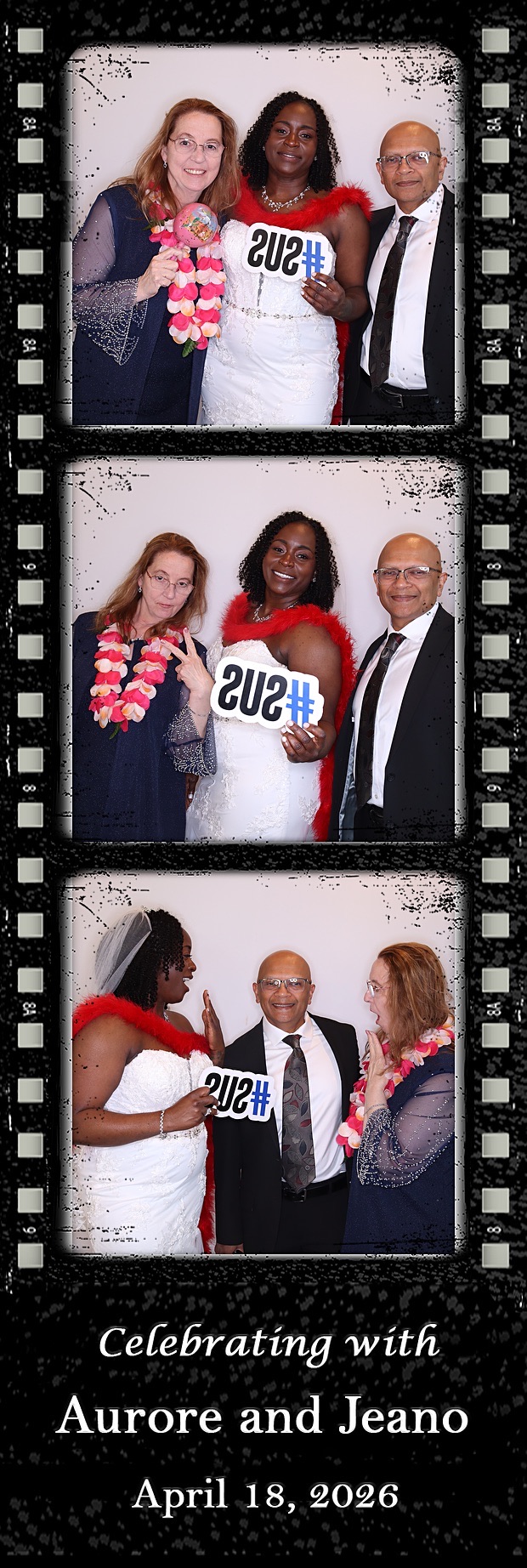 Aurore and Jeano's Wedding | View more photos from the event at gallery.photoboothbillings.com/u/PhotoBoothBillings/Aurore-and-Jeanos-Wedding