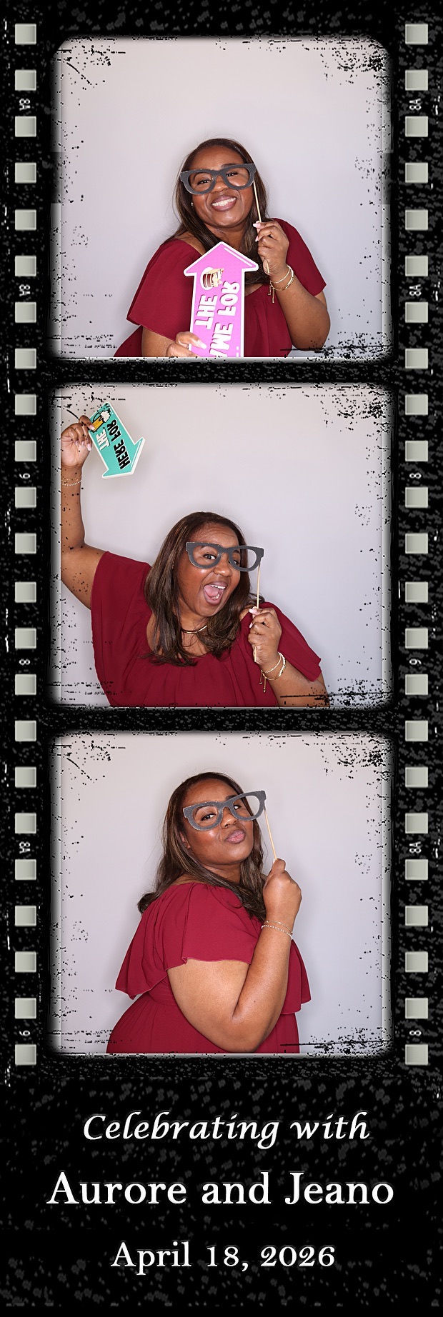 Aurore and Jeano's Wedding | View more photos from the event at gallery.photoboothbillings.com/u/PhotoBoothBillings/Aurore-and-Jeanos-Wedding