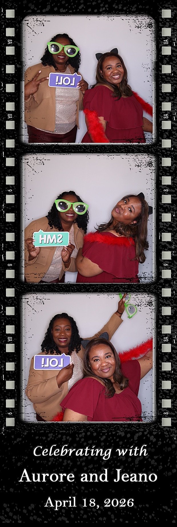Aurore and Jeano's Wedding | View more photos from the event at gallery.photoboothbillings.com/u/PhotoBoothBillings/Aurore-and-Jeanos-Wedding