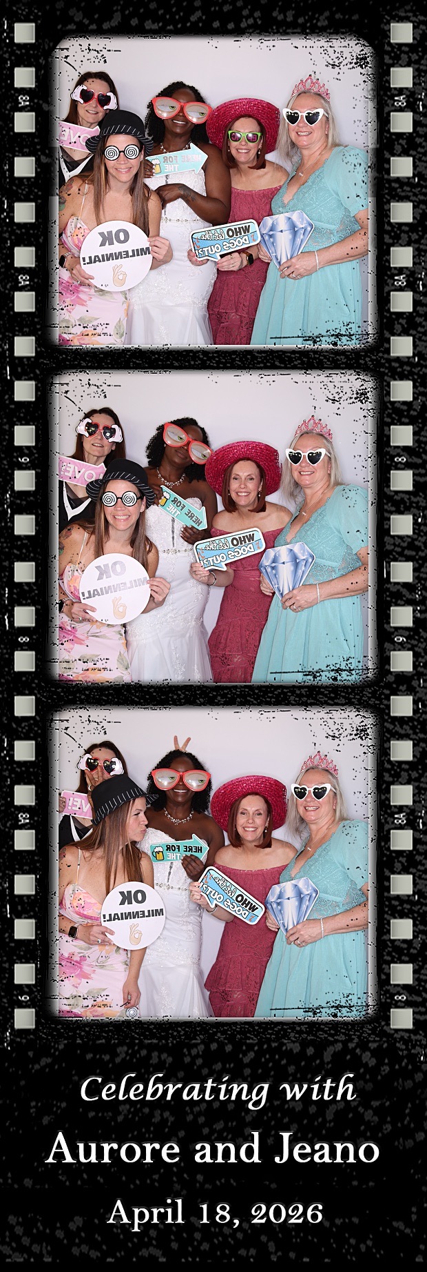 Aurore and Jeano's Wedding | View more photos from the event at gallery.photoboothbillings.com/u/PhotoBoothBillings/Aurore-and-Jeanos-Wedding