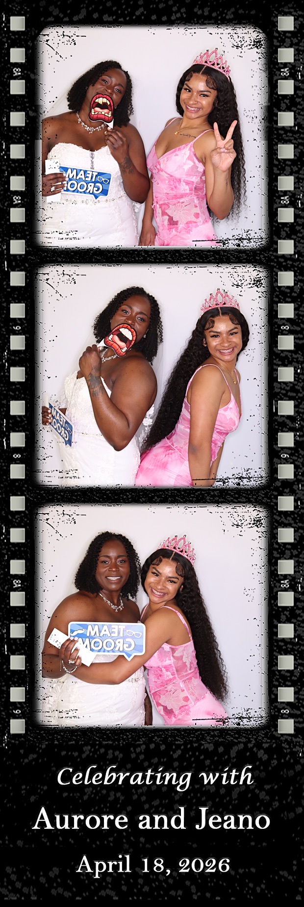 Aurore and Jeano's Wedding | View more photos from the event at gallery.photoboothbillings.com/u/PhotoBoothBillings/Aurore-and-Jeanos-Wedding