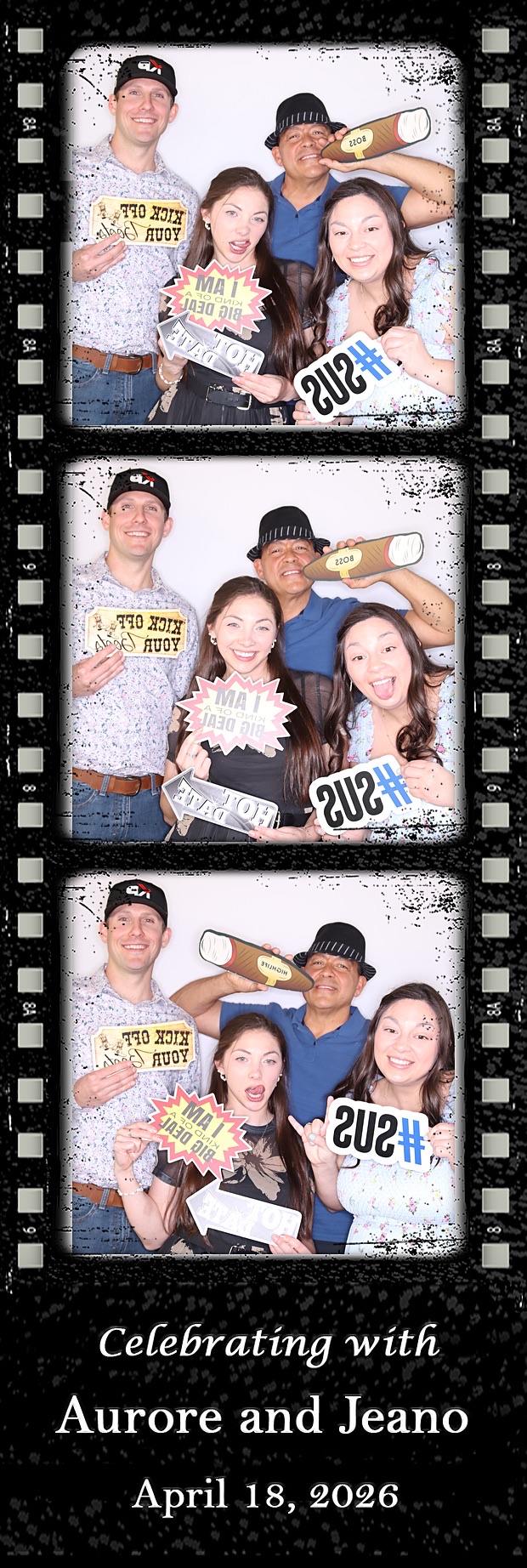Aurore and Jeano's Wedding | View more photos from the event at gallery.photoboothbillings.com/u/PhotoBoothBillings/Aurore-and-Jeanos-Wedding