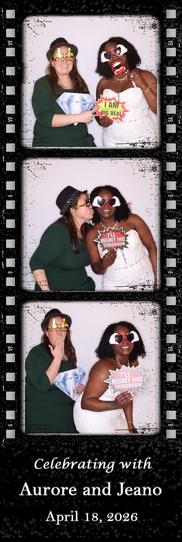 Aurore and Jeano's Wedding | View more photos from the event at gallery.photoboothbillings.com/u/PhotoBoothBillings/Aurore-and-Jeanos-Wedding