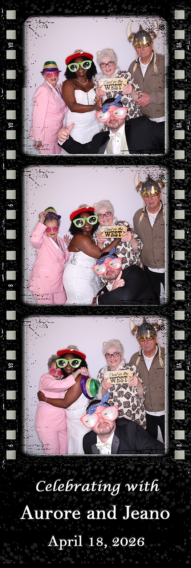 Aurore and Jeano's Wedding | View more photos from the event at gallery.photoboothbillings.com/u/PhotoBoothBillings/Aurore-and-Jeanos-Wedding