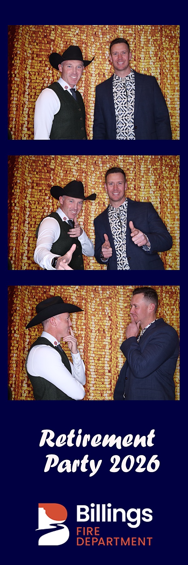 Fire Dept Retirement Party | View more photos from the event at gallery.photoboothbillings.com/u/PhotoBoothBillings/Fire-Dept-Retirement-Party