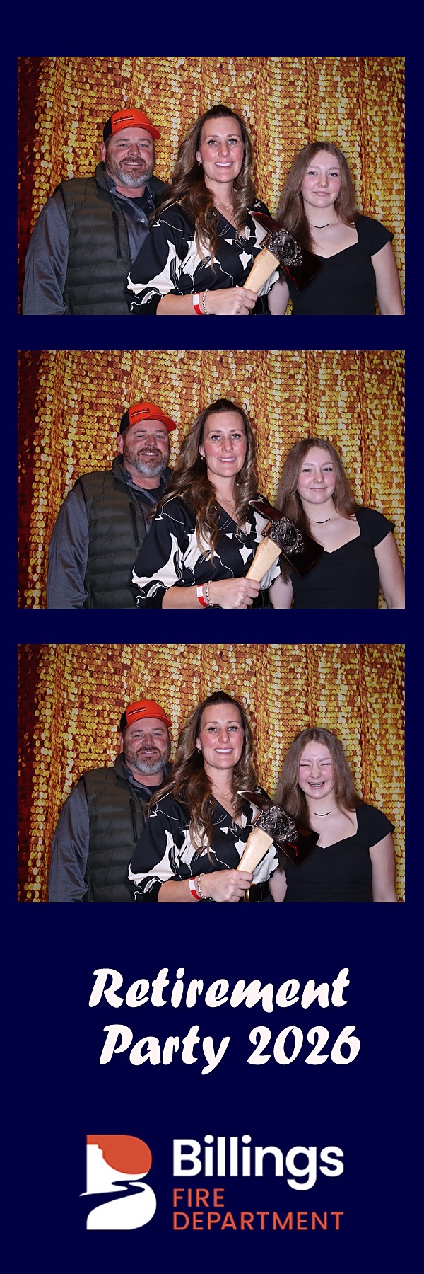 Fire Dept Retirement Party | View more photos from the event at gallery.photoboothbillings.com/u/PhotoBoothBillings/Fire-Dept-Retirement-Party