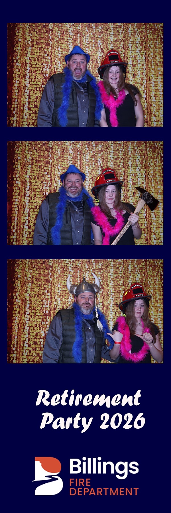 Fire Dept Retirement Party | View more photos from the event at gallery.photoboothbillings.com/u/PhotoBoothBillings/Fire-Dept-Retirement-Party