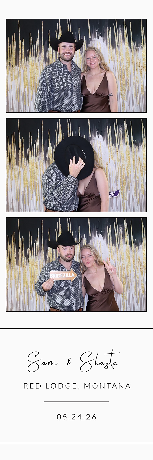 Sam and Shasta | View more photos from the event at gallery.photoboothbillings.com/u/PhotoBoothBillings/Sam-and-Shasta