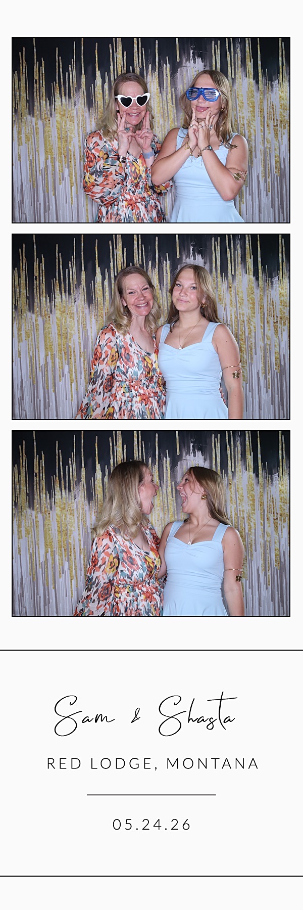 Sam and Shasta | View more photos from the event at gallery.photoboothbillings.com/u/PhotoBoothBillings/Sam-and-Shasta