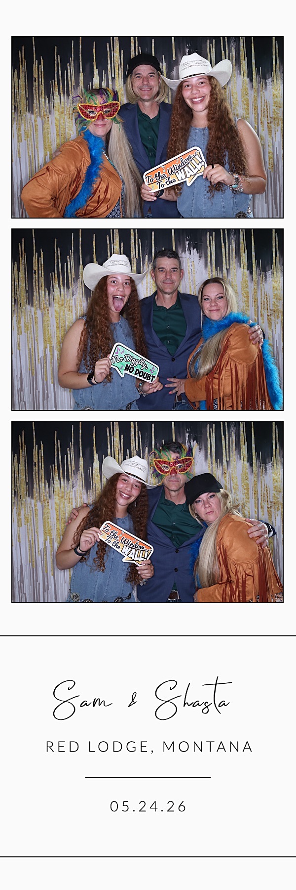 Sam and Shasta | View more photos from the event at gallery.photoboothbillings.com/u/PhotoBoothBillings/Sam-and-Shasta