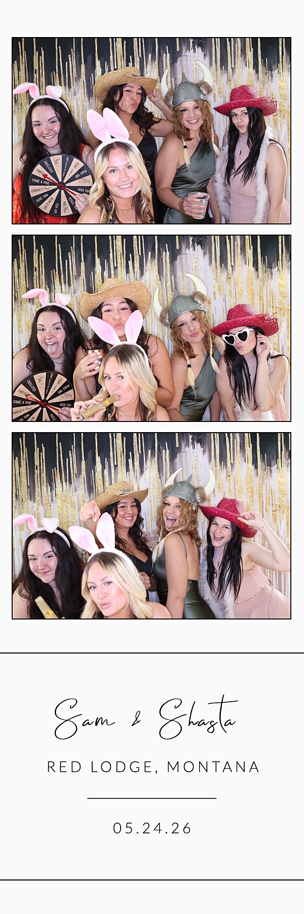 Sam and Shasta | View more photos from the event at gallery.photoboothbillings.com/u/PhotoBoothBillings/Sam-and-Shasta